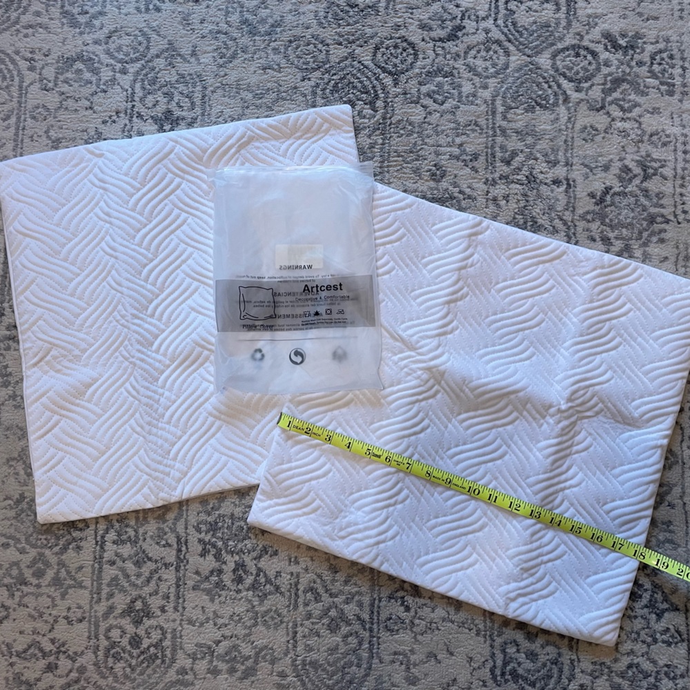 Pillowcases 18x18. Set of 2. Brand new. Still in packaging.